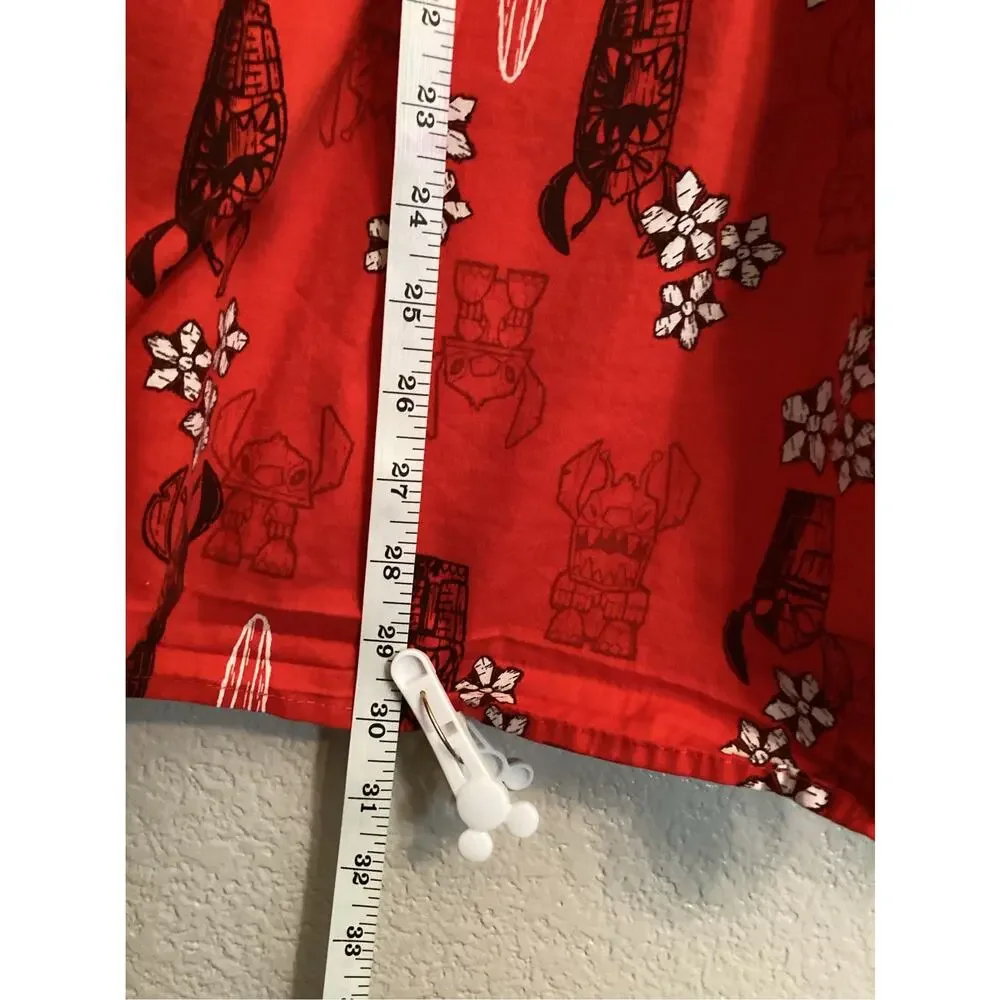 Her Universe Disney Lilo & Stitch Retro Tiki Cut-Out Dress Sz L